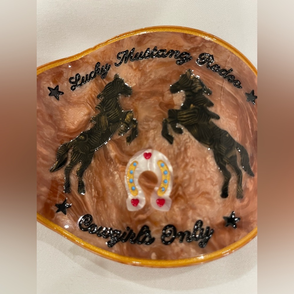 Lucky Mustang Rodeo Hair Clip - Picture 6 of 6